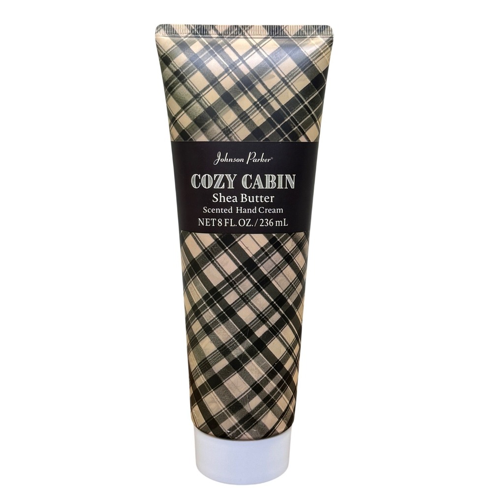 Johnson SHEA BUTTER Moisturizing Hand Cream Cozy Cabin Scented Large 8 oz Tube